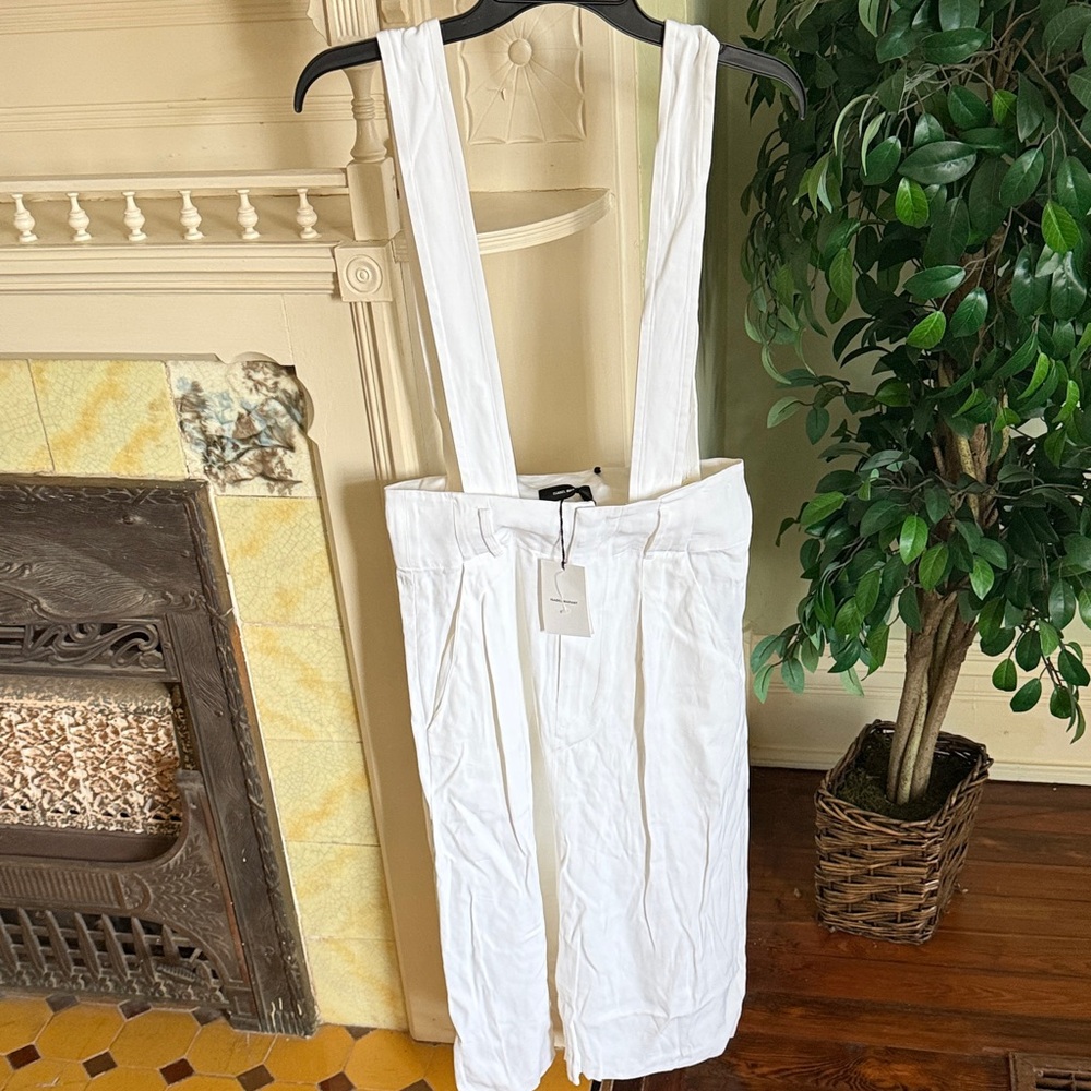 Isabel Marant Cream Suspender Trousers EU sizes 36